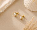 The Beaufort Pearl Stud Earrings