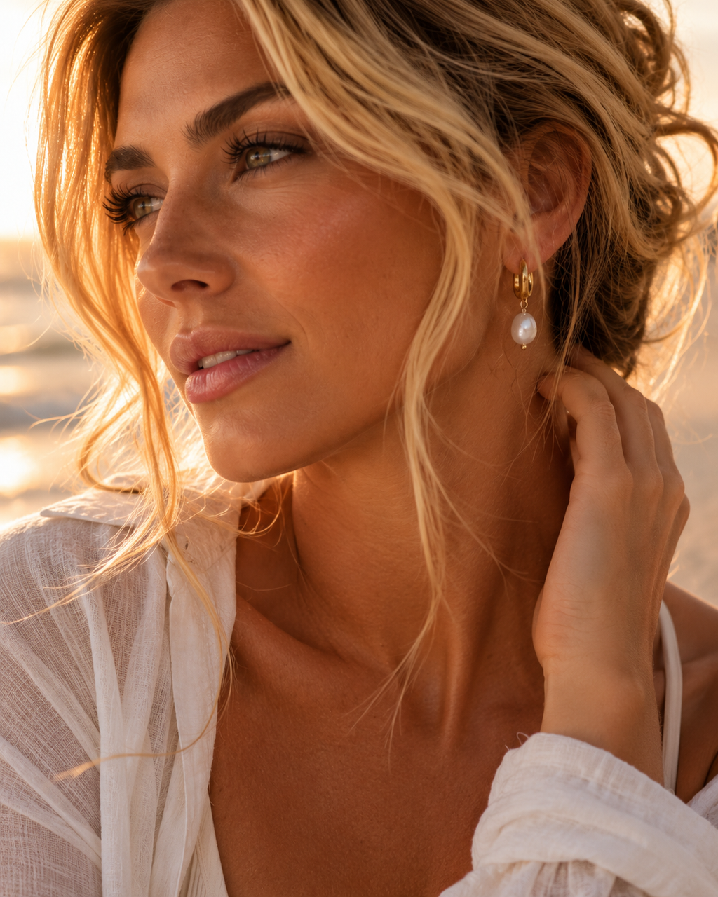 The Harbor Pearl Hoops