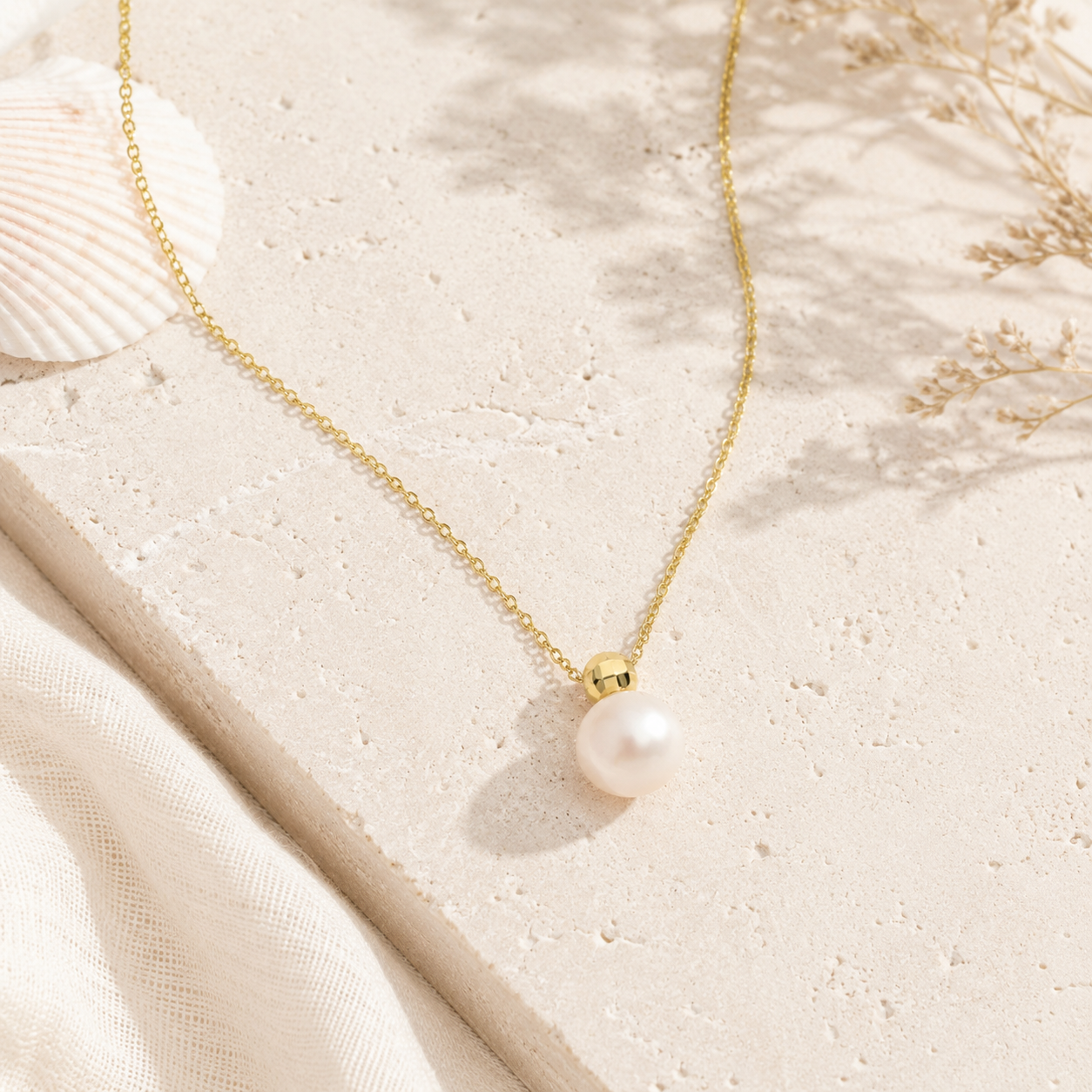 The Seabrook Solitaire Necklace by Waverly James